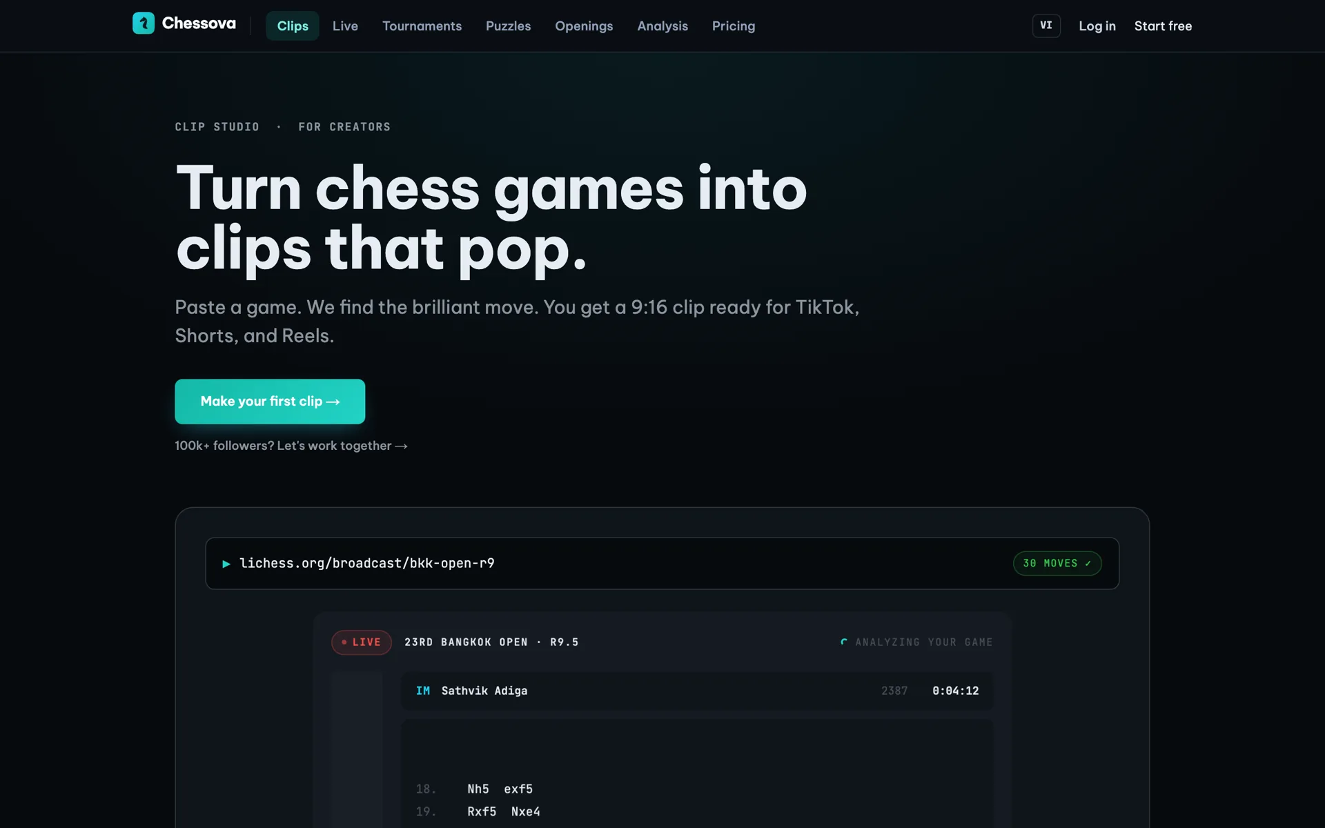 Chessova — Chess broadcast & analysis platform (2)